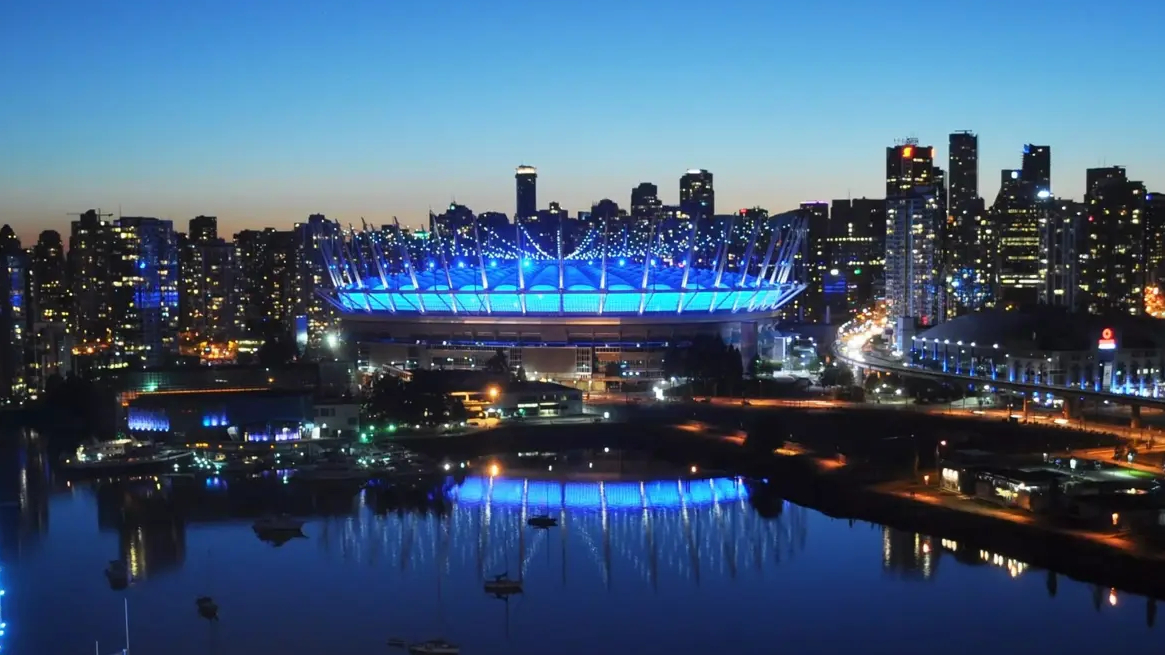 Fotografía del estadio BC Place Vancouver, de Canadá, uno de los que albergará el Mundial 2026.