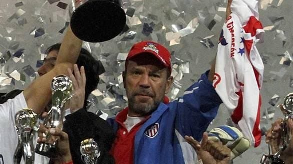 Fotografía de José 'Cheché' Hernández, técnico campeón con Junior en Liga en 2011.