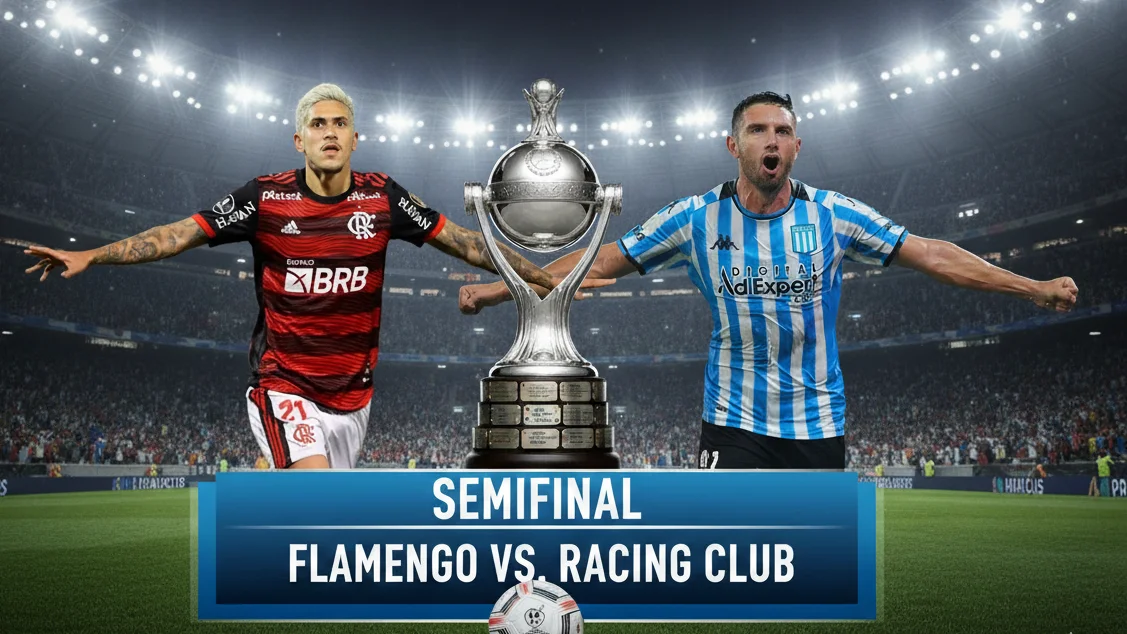 Flamengo vs. Racing: con varias bajas, la 'Academia' quiere llevarse la ventaja del Maracaná 1 Diseño gráfico de Pedro y Adrián Martínez, jugadores de Flamengo y Racing que se enfrentarán en Copa Libertadores.