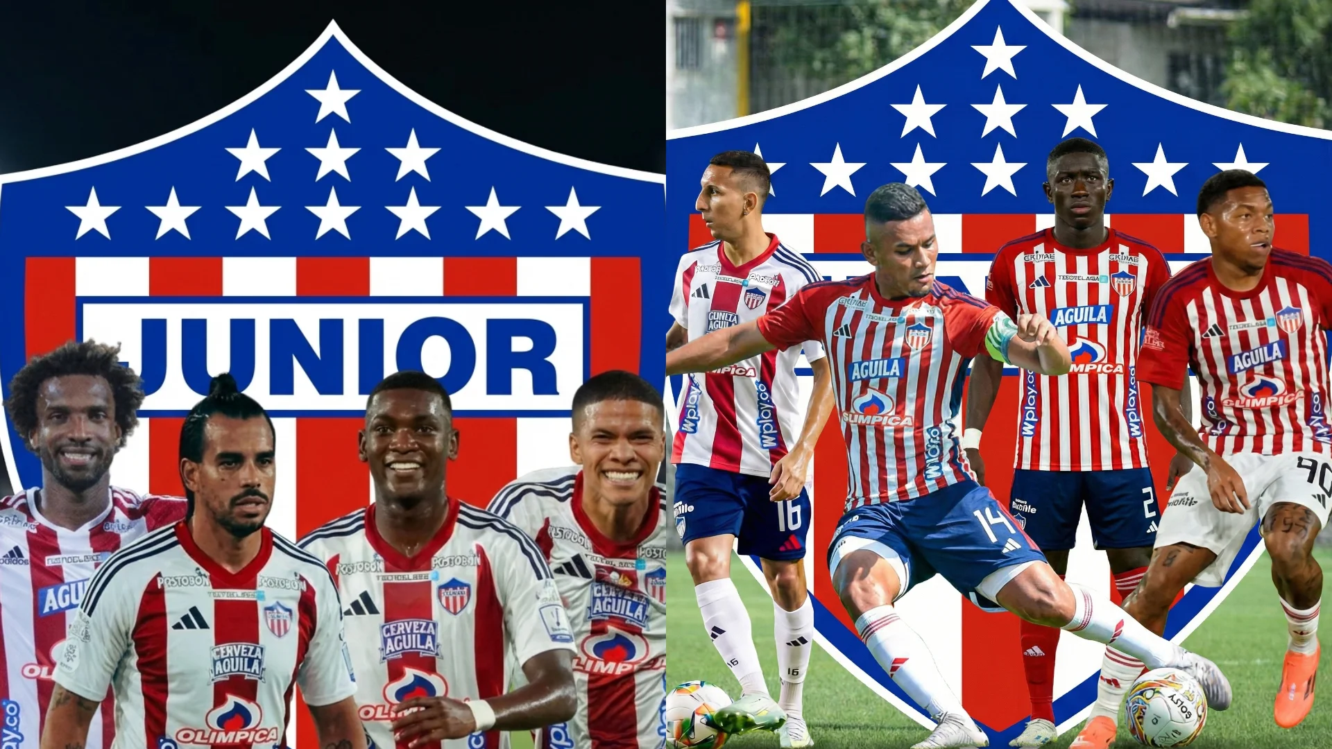 Diseño gráfico de las bajas de Junior, por el momento, para el 2026.