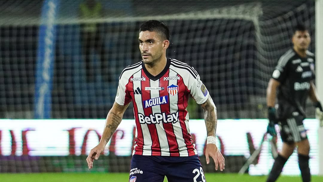 Fotografía de Guillermo Celis, mediocampista de Junior.